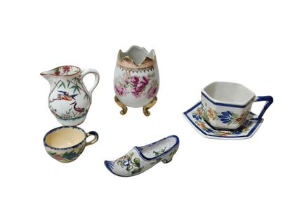 Trinket set including 
Jug
egg
cup and saucer
small...