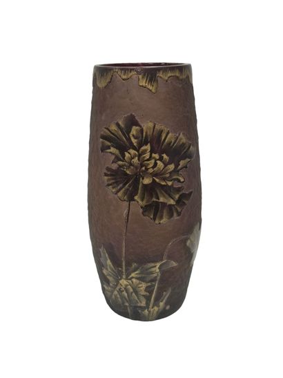 MONTJOIE
Cylindrical vase in frosted glass...