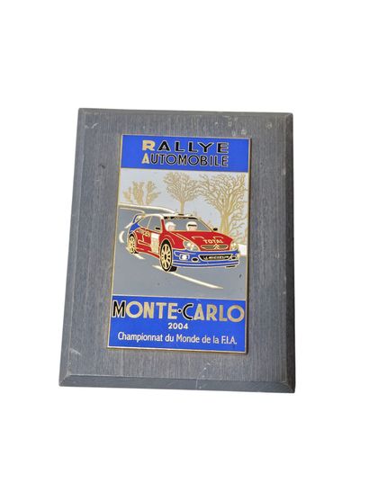 RALLYE DE MONTE-CARLO
Plaque en métal doré...