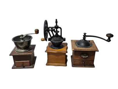 LOT of three coffee grinders