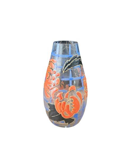 MAZOYER
Petit vase des années 1940, peint...