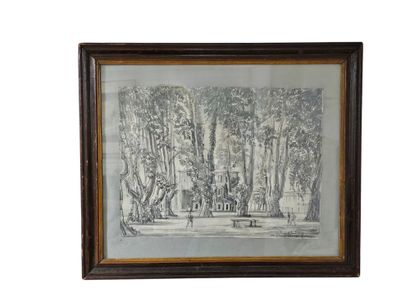 ALBERT DECARIS 1901-1988
Domaine de Sauvebonne
pencil...