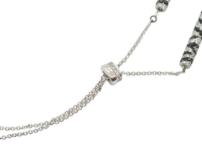 APM MONACO
Necklace in metal and white and...