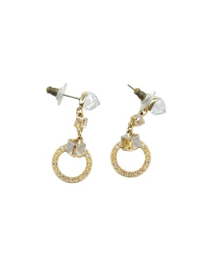 SWAROVSKI
Pair of earrings in gold-plated...