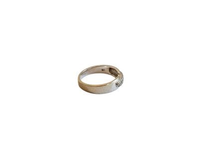 TRAVAIL moderne
Bague en or gris 750° ornée...