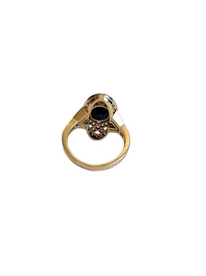 TRAVAIL FRANCAIS XXème siècle 
Bague, type...