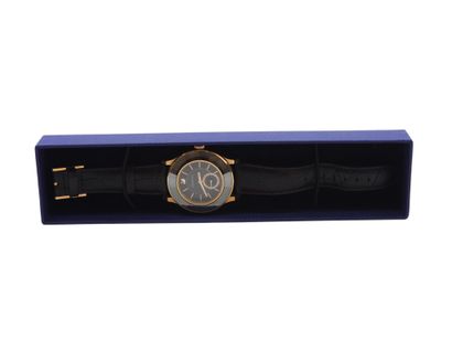 SWAROVSKI
Bracelet watch, round gold-plated...