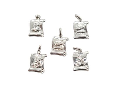 modern french work
Set of five 925° silver...