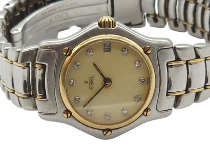 EBEL 
Wristwatch in 750° yellow gold and...