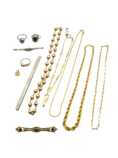 Fancy JEWELRY SET including : 
Five necklaces
Two...