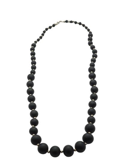 ARTHUS BERTRAND
Large necklace in lava s...