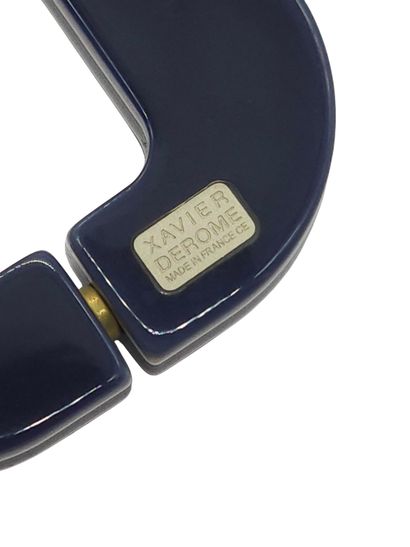 DEROME XAVIER
Metal necklace with blue and...