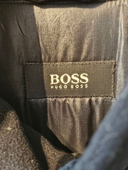HUGO BOSS
Veste en laine noire et grise en...