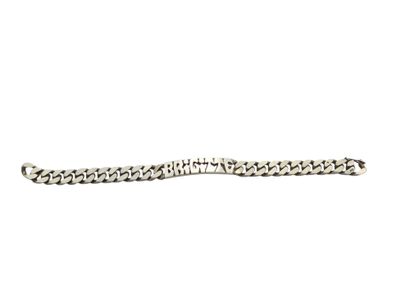 modern french work
925° silver curb chain...