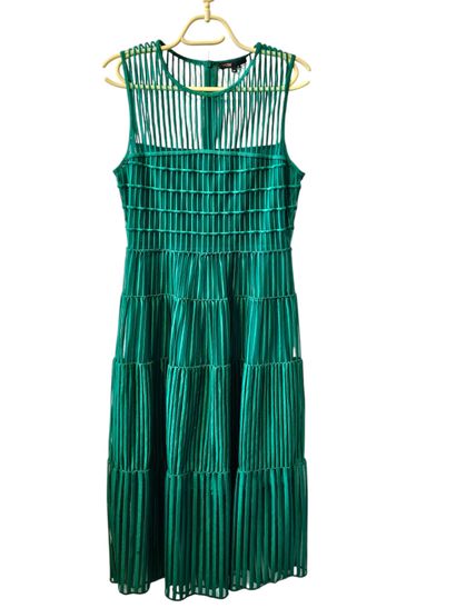 MAJE
Green cotton DRESS 
Size 40