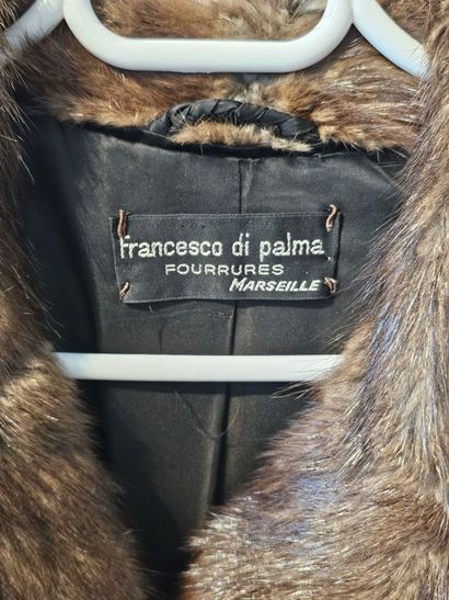 FRANCESCO DI PALMA
Mink and leather coat