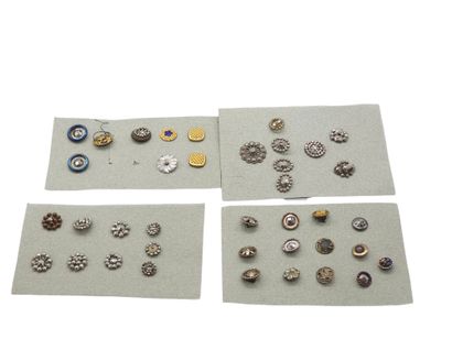 SET OF BUTTONS
Also included 
A silver-plated...