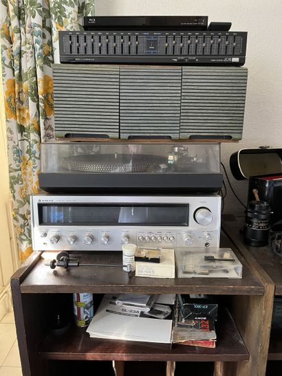 DANS LA CHAMBRE TROIS 
Ancienne chaine hifi...
