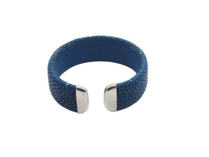 BRACELET en galuchat bleu