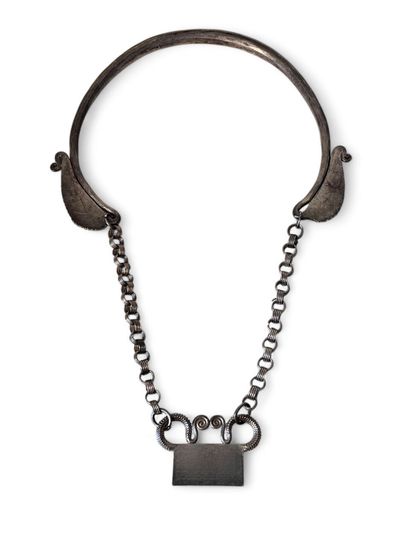Ethnie Hmong Laos 
Deux colliers torques...