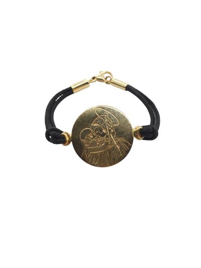 MEDAILLE RELIGIEUSE en or 750° montée en...