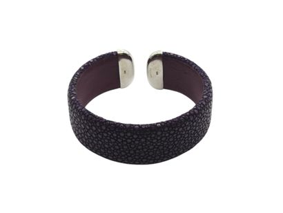 BRACELET en galuchat violet