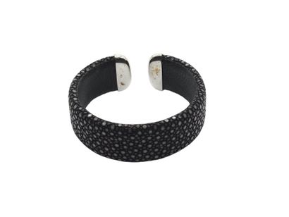 BRACELET en galuchat noir