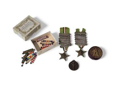 REUNIONS DE MEDAILLES MILITAIRES comprenant...