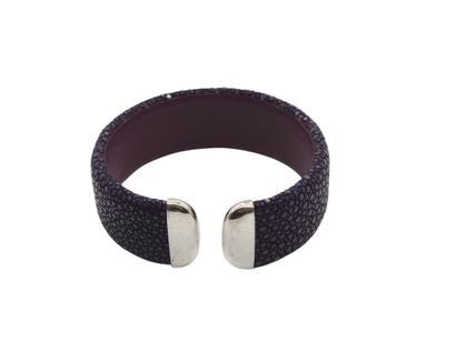 BRACELET en galuchat violet