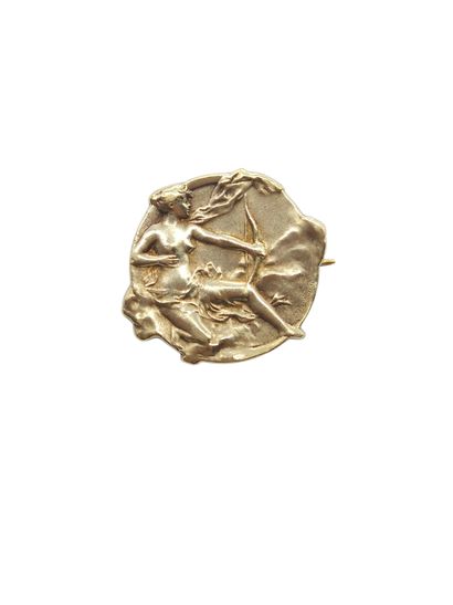 L BLANCHET 
BROCHE en argent 925° représentant...