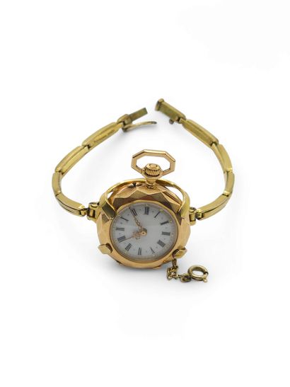 MONTRE de col en or rose 750°
Poids brut...