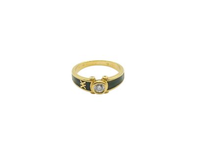 KORLOFF
Bague en or jaune 750° ornée d'un...