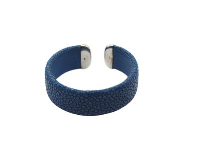 BRACELET en galuchat bleu