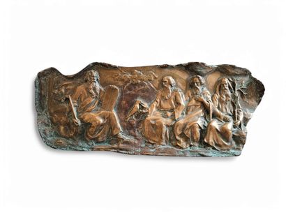 Paire d'éléments | XIXe siècle
Bronze à décors...