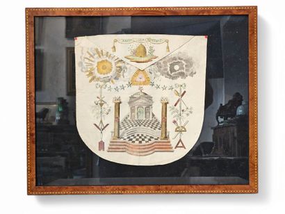 Tablier maçonnique | Premier quart du XIXe...