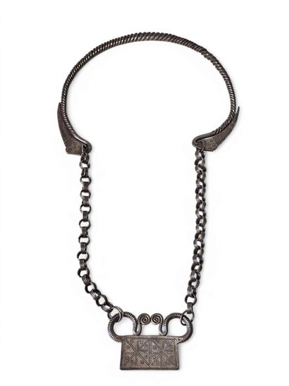 Ethnie Hmong Laos 
Deux colliers torques...