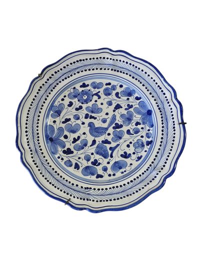 Italie XX éme SIECLE 
Assiette à, chantourné...