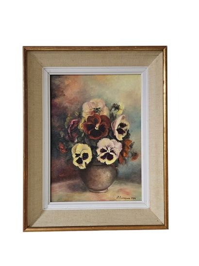Simone Crampon (?)
Bouquet de pensées sur...