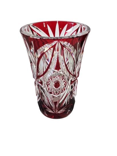 BOHEME
Vase en cristal taillé de couleur...