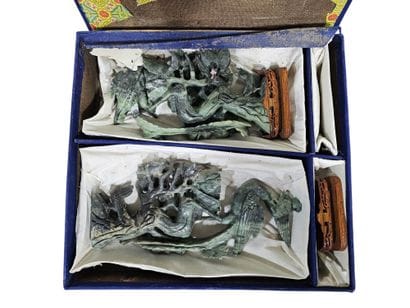 modern asian work
Pair of bird-shaped sculptures...