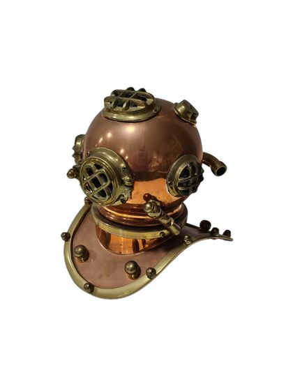 20th century work
miniature copper diving...