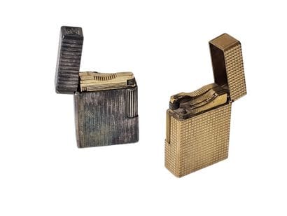 DUPONT
Gilded metal lighter 
as is
Attached
A...