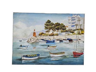 Set of paintings and watercolors amateur...