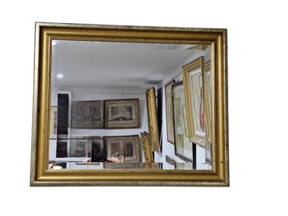 MODERN WORK
Bevelled mirror, gilded wood...