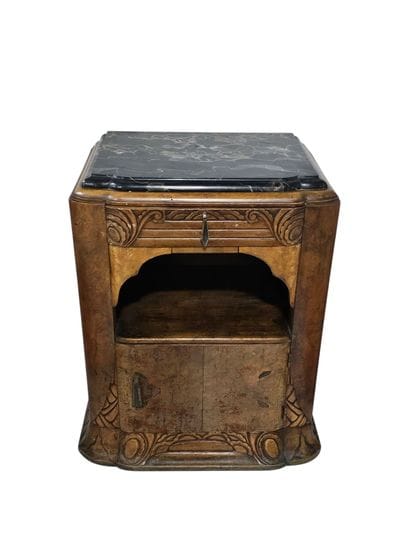 20th century FRENCH WORK 
Bedside table in...