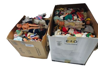 Set of folk dolls