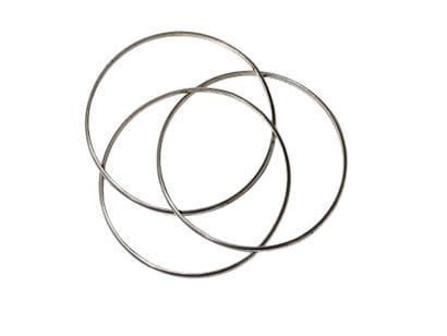 BRACELET THREE STRAPS in 925° Sterling Silver
