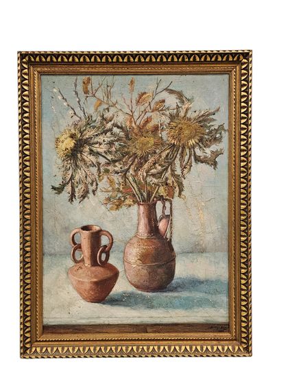 BERMEJO ABENZA Xxth century
Bouquet of thistles...