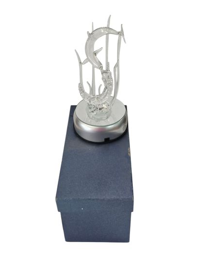 A modern lamp
Crocodile VS shark