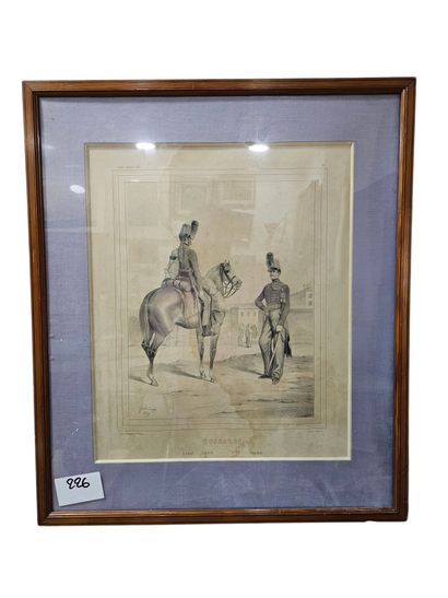 D'apres Janet Lange 1845
Hussards
Gravures...